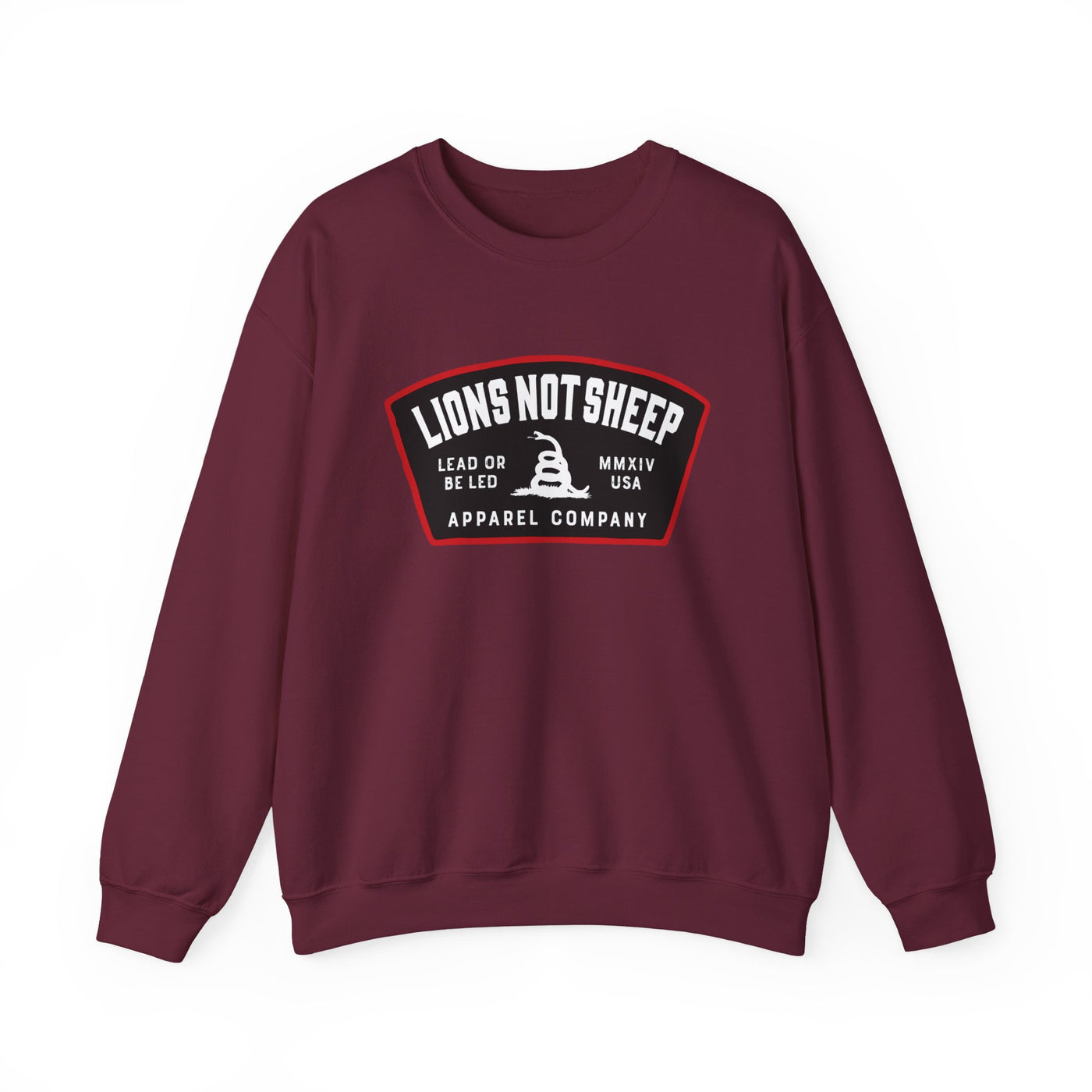 Lions Not Sheep "Lead From the Front" Unisex Crewneck Sweatshirt