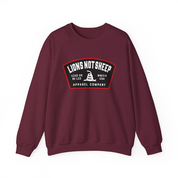 Lions Not Sheep "Lead From the Front" Unisex Crewneck Sweatshirt