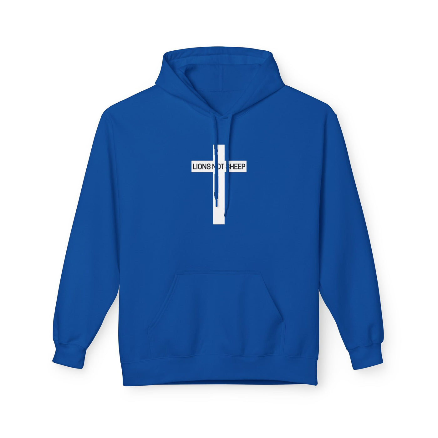 Lions Not Sheep "Cross" Softstyle Fleece Hoodie