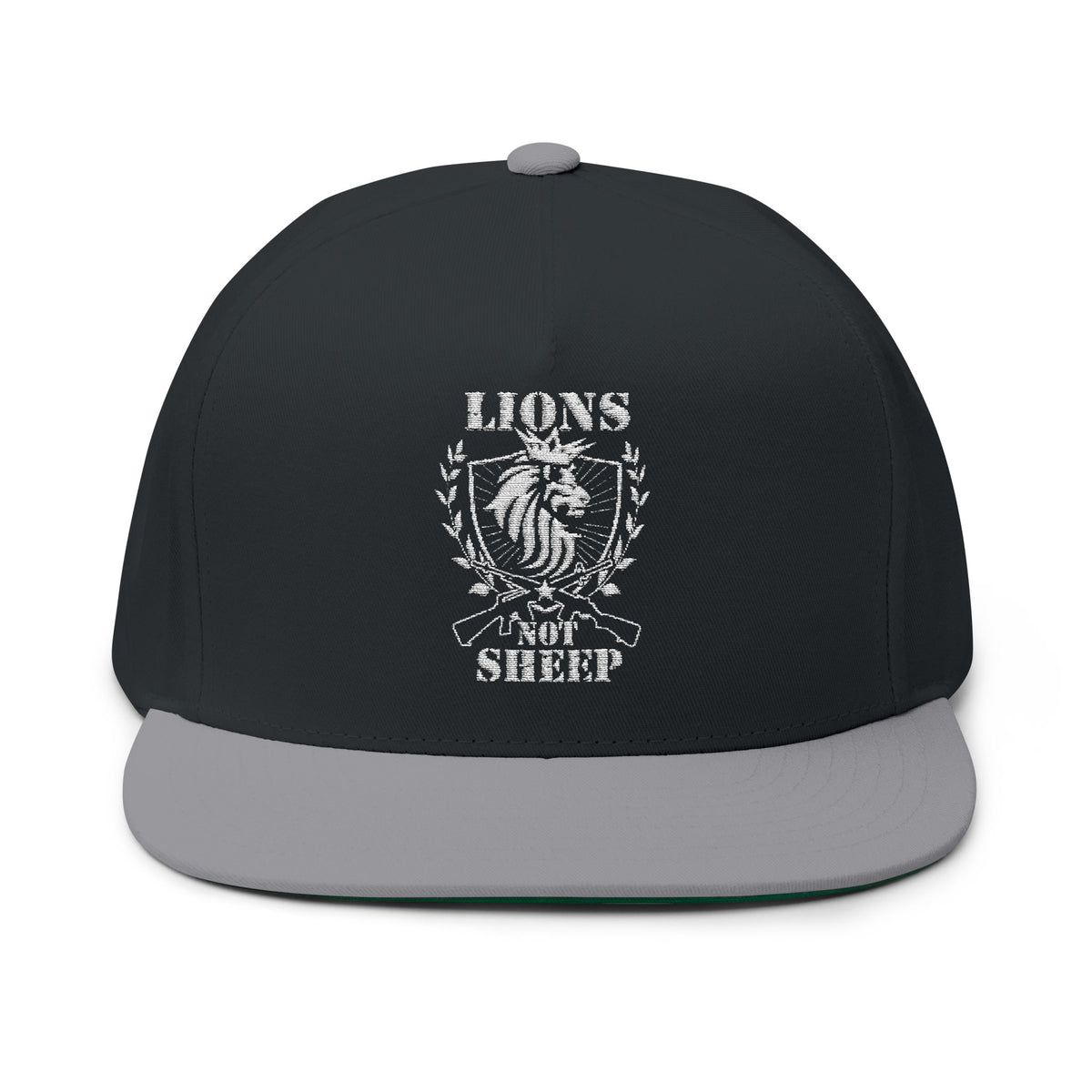 Lions Not Sheep &quot;Rifle&quot; Flat Bill Hat - Dark Version