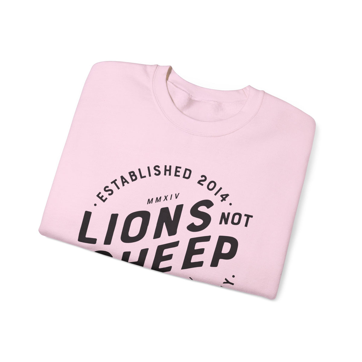 Lions Not Sheep "Vintage Skull" Unisex Crewneck Sweatshirt