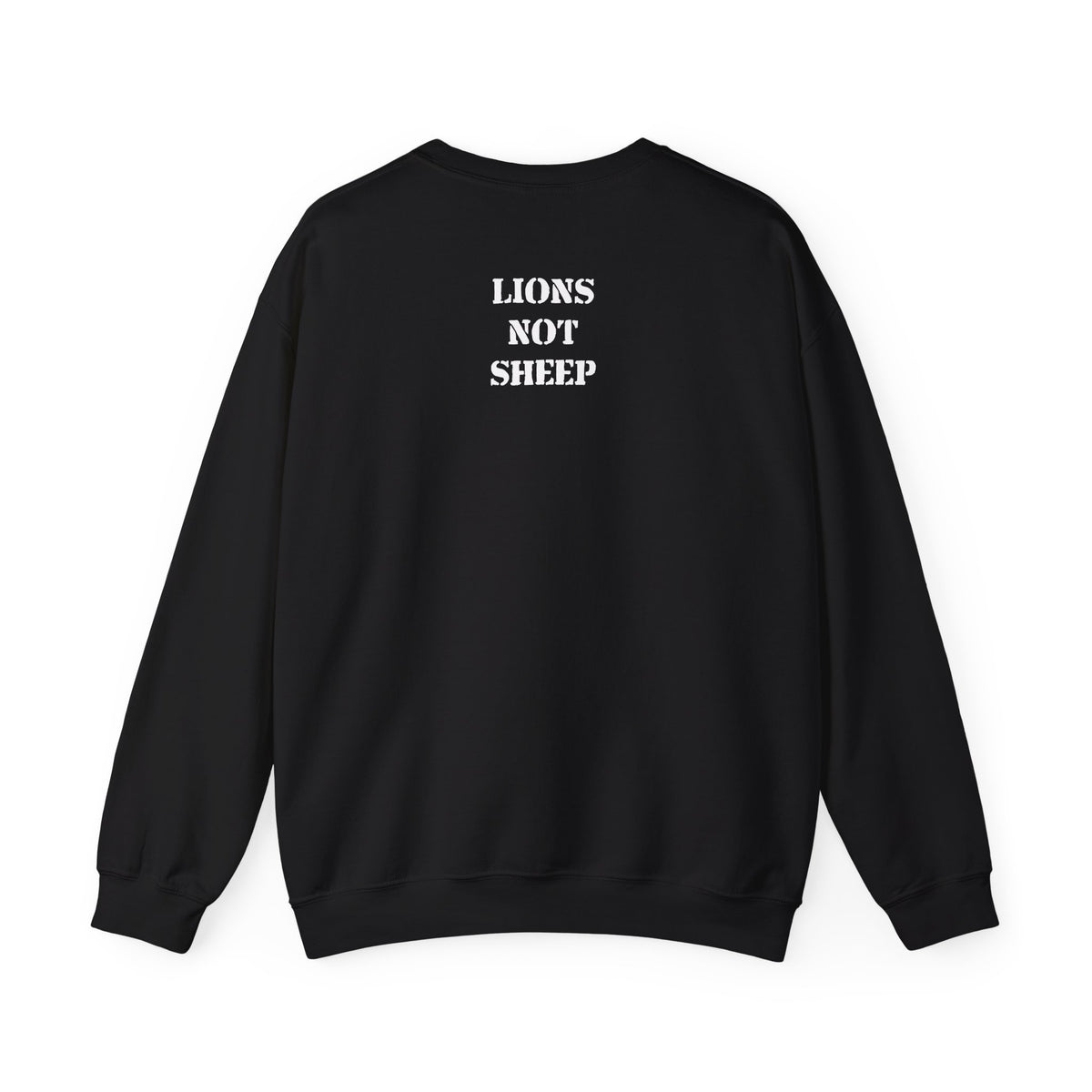 Lions Not Sheep "Live Free or Die" Unisex Crewneck Sweatshirt