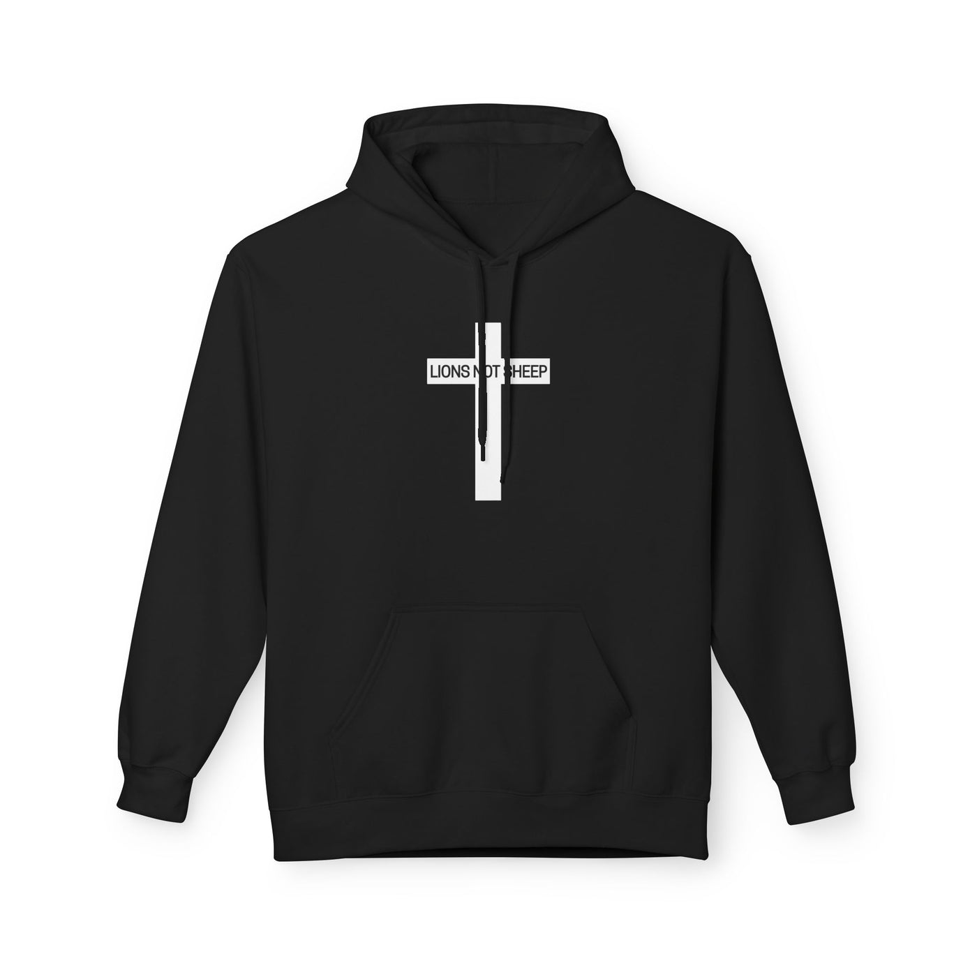 Lions Not Sheep "Cross" Softstyle Fleece Hoodie