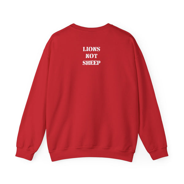 Lions Not Sheep "Gunner" Unisex Crewneck Sweatshirt