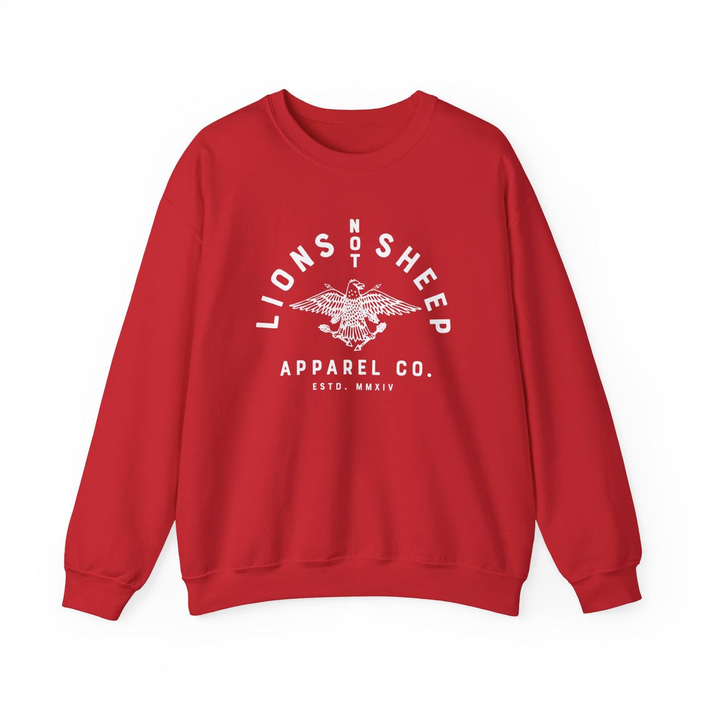 Lions Not Sheep "Vintage Eagle" Unisex Crewneck Sweatshirt