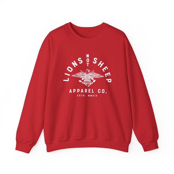 Lions Not Sheep "Vintage Eagle" Unisex Crewneck Sweatshirt