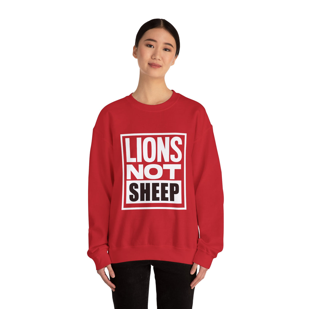 Lions Not Sheep "Street" Unisex Crewneck Sweatshirt