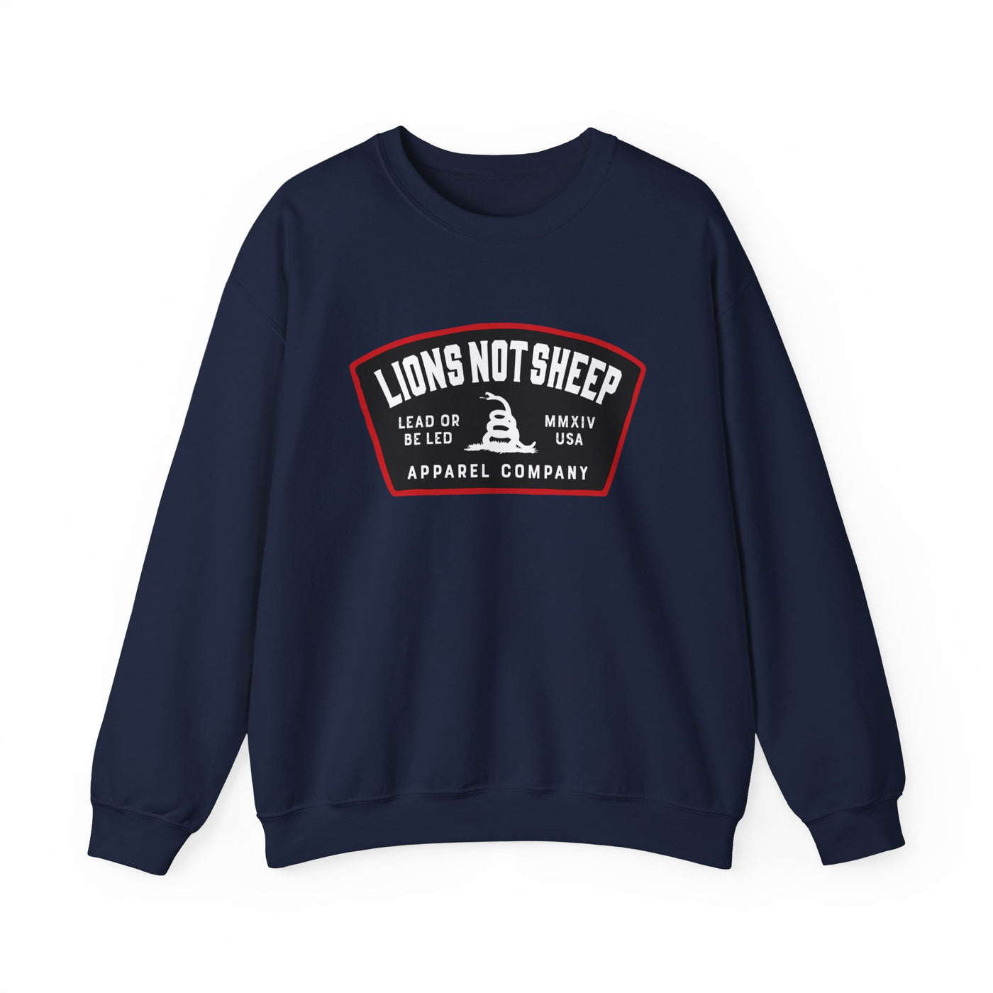 Lions Not Sheep "Lead From the Front" Unisex Crewneck Sweatshirt