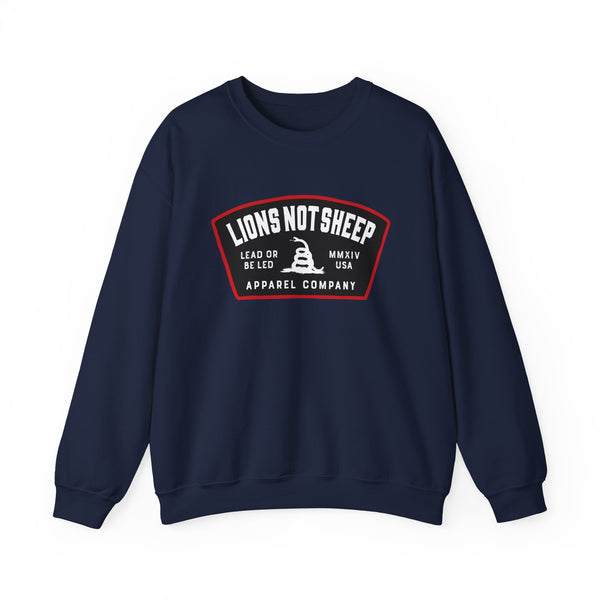 Lions Not Sheep "Lead From the Front" Unisex Crewneck Sweatshirt
