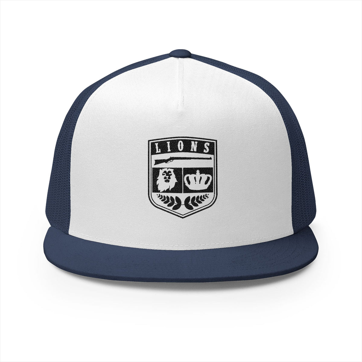 Lions Not Sheep &quot;Crest&quot; 5 Panel Trucker Hat - Light Version