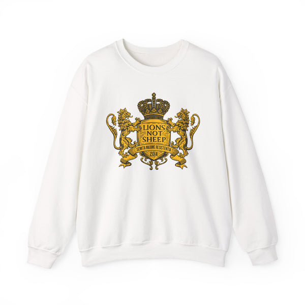 Lions Not Sheep "Coat of Arms" Unisex Crewneck Sweatshirt