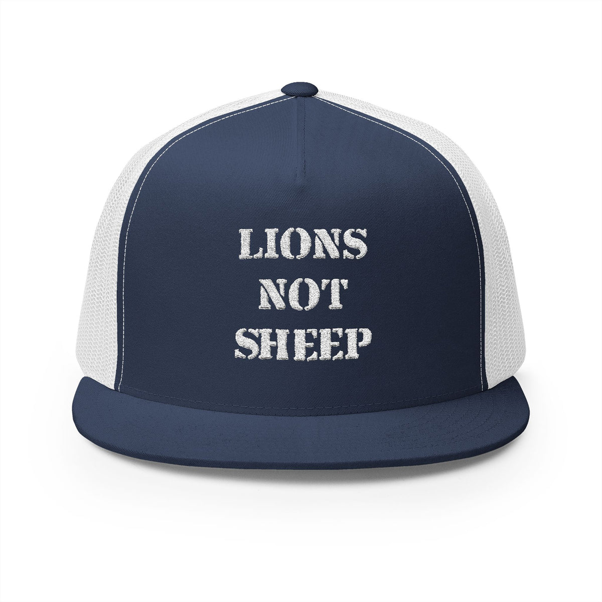 Lions Not Sheep &quot;OG&quot; 5 Panel Trucker Hat - Dark Version