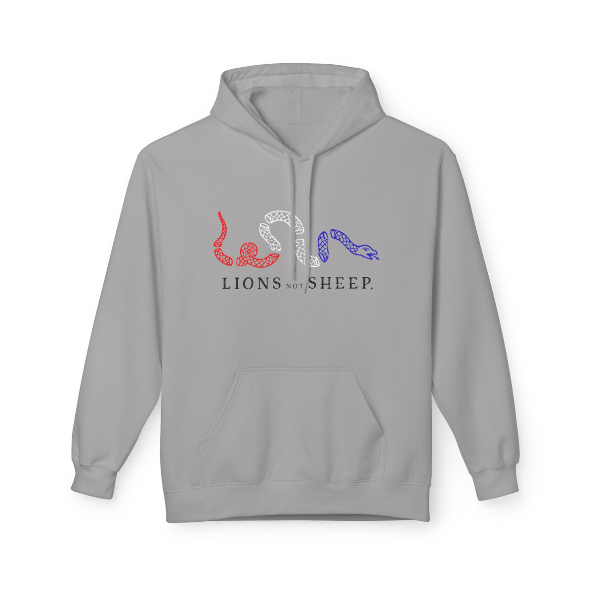 Lions Not Sheep "Join or Die" Softstyle Fleece Hoodie