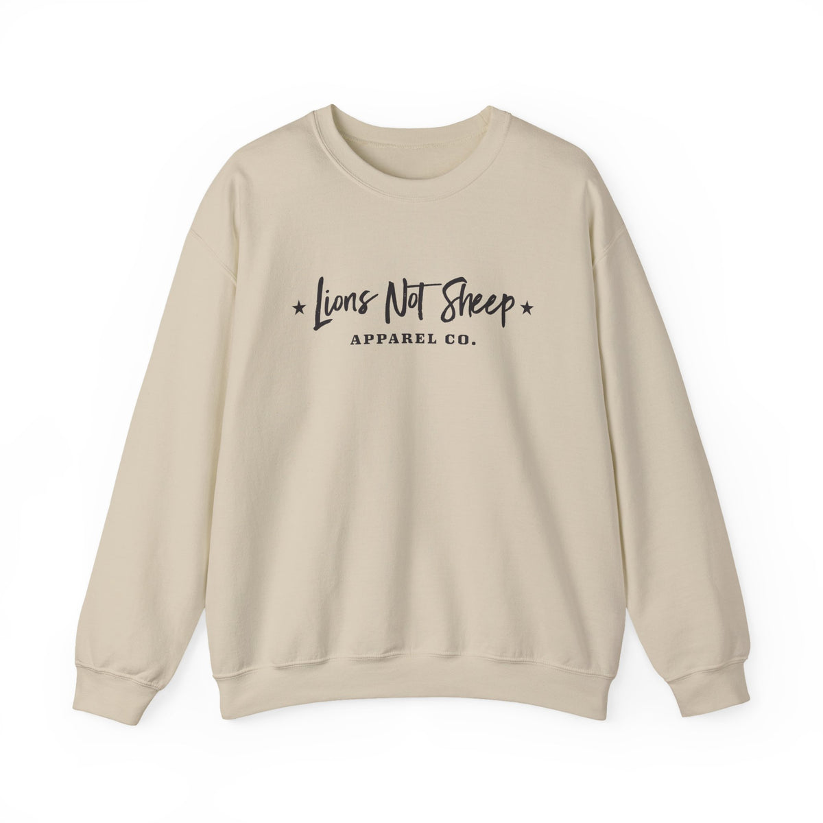 Lions Not Sheep "Apparel Co." Unisex Crewneck Sweatshirt