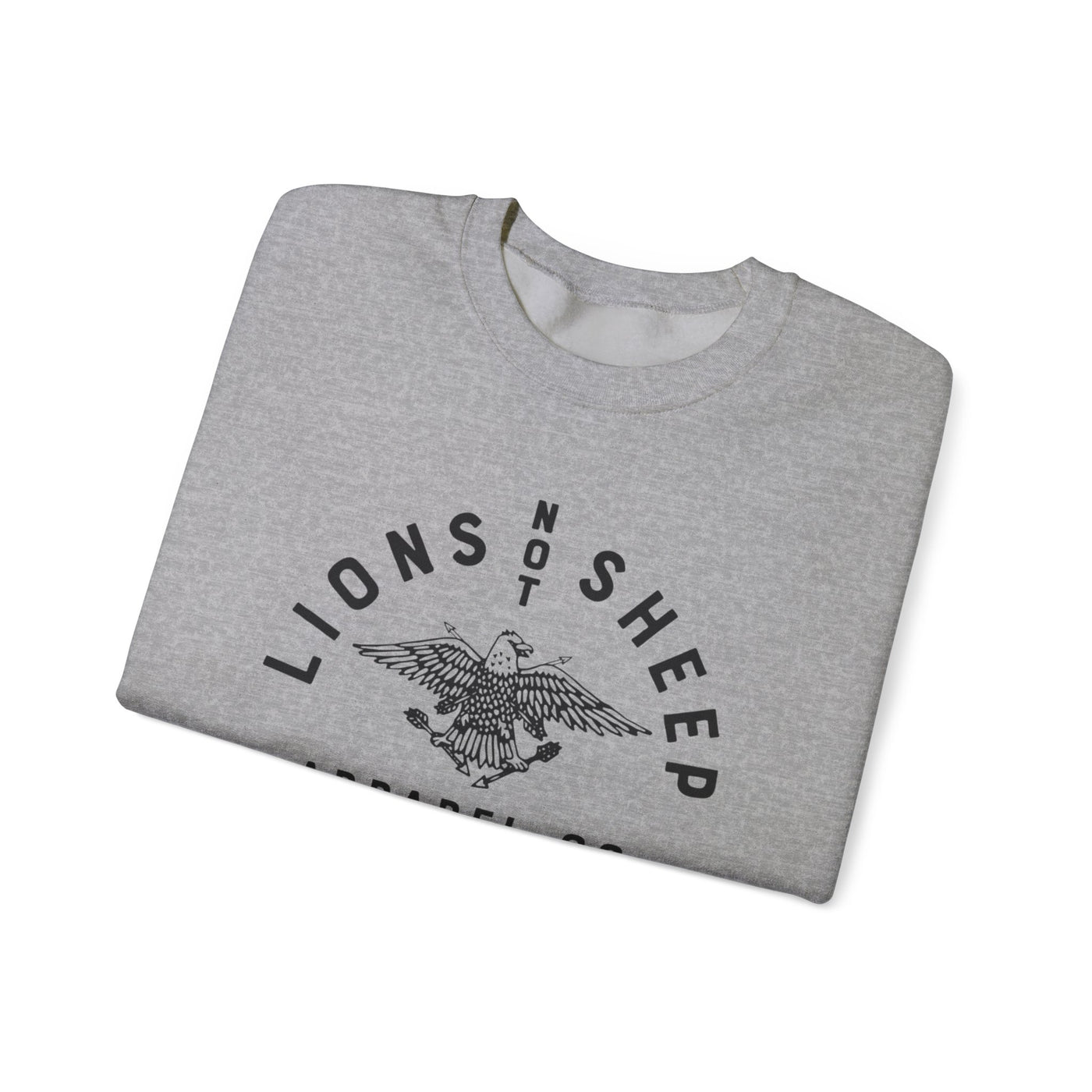 Lions Not Sheep "Vintage Eagle" Unisex Crewneck Sweatshirt