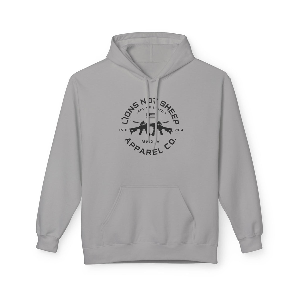 Lions Not Sheep "Cross Guns" Softstyle Fleece Hoodie