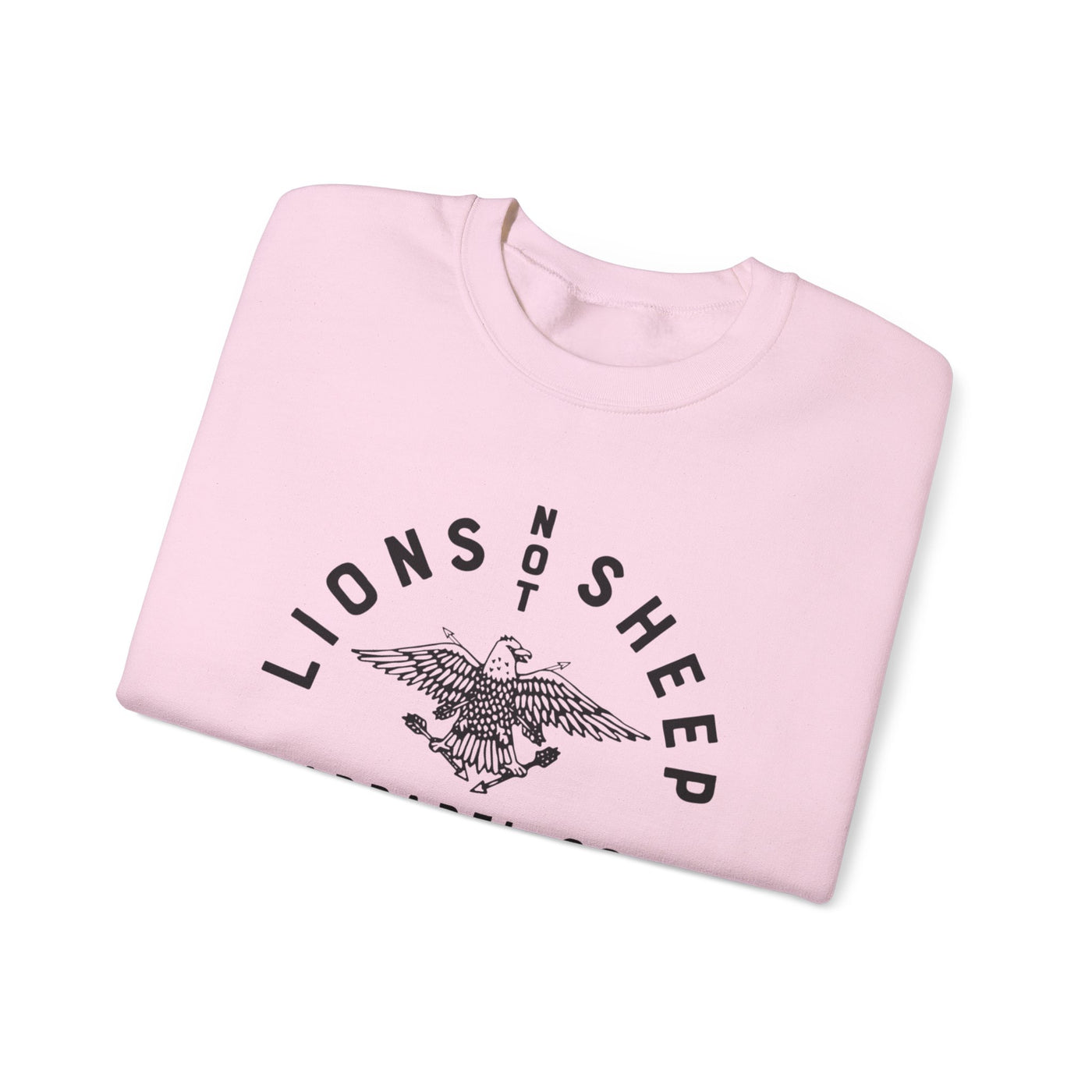 Lions Not Sheep "Vintage Eagle" Unisex Crewneck Sweatshirt