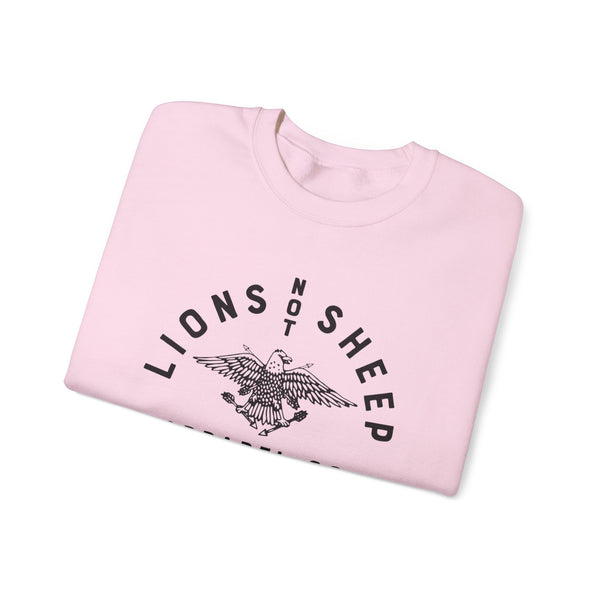 Lions Not Sheep "Vintage Eagle" Unisex Crewneck Sweatshirt