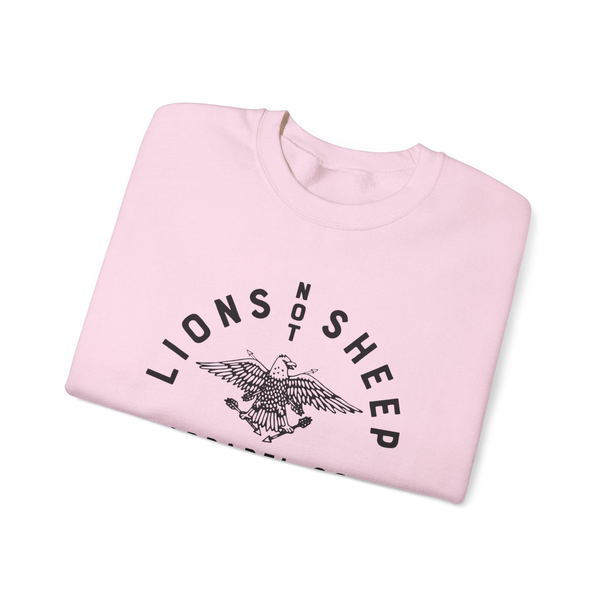 Lions Not Sheep "Vintage Eagle" Unisex Crewneck Sweatshirt