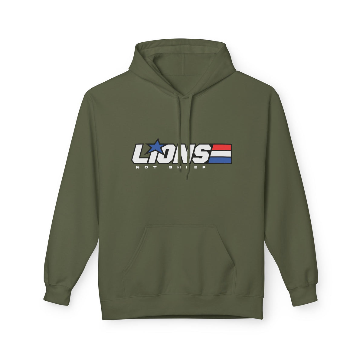 Lions Not Sheep "American Hero" Softstyle Fleece Hoodie