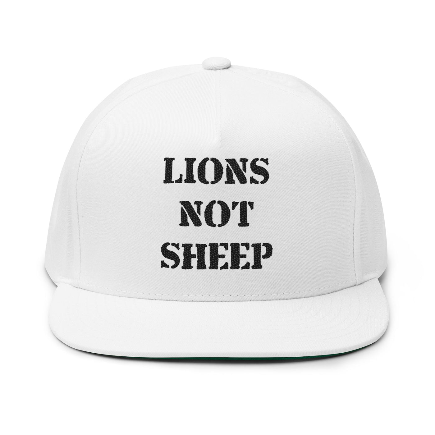 Lions Not Sheep "OG" Flat Bill Hat - Light Version Old