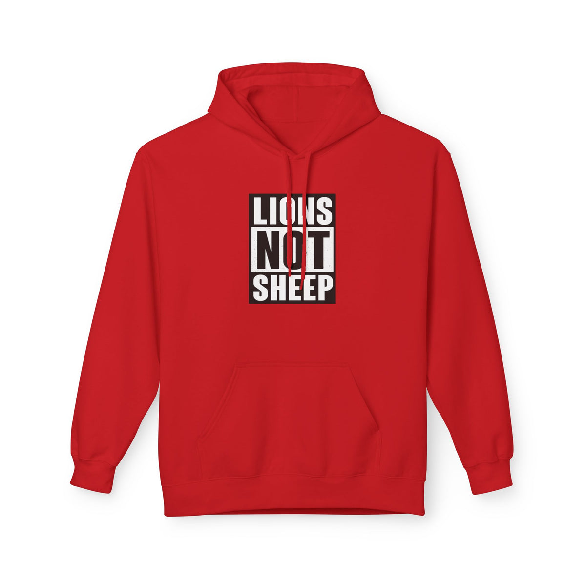 Lions Not Sheep "Straight Outta" Softstyle Fleece Hoodie
