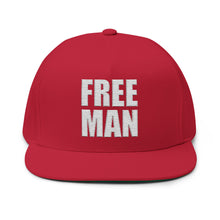 Lions Not Sheep "Free Man" Flat Bill Hat - Dark Version Old
