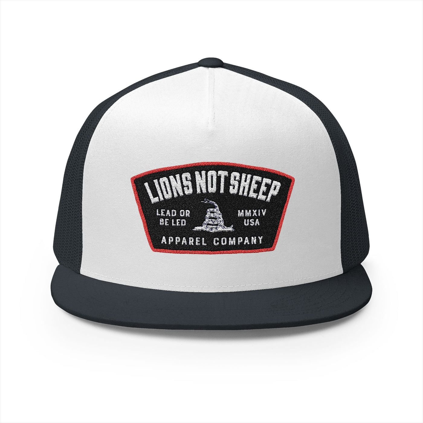Lions Not Sheep "Lead From the Front" 5 Panel Trucker Hat