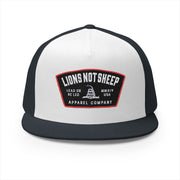 Lions Not Sheep "Lead From the Front" 5 Panel Trucker Hat