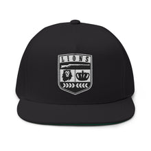 Lions Not Sheep "Crest" Flat Bill Hat - Dark Version Old