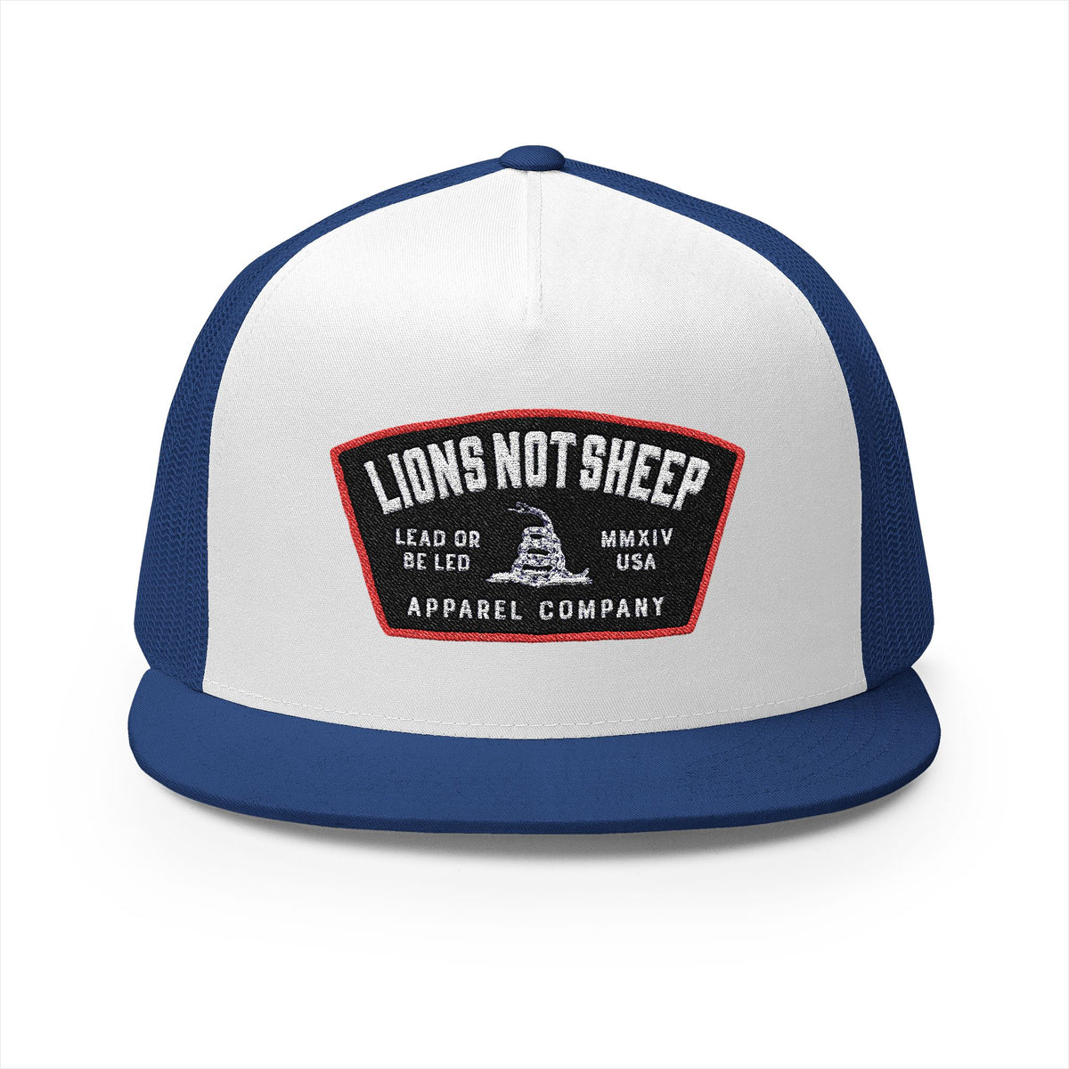 Lions Not Sheep &quot;Lead From the Front&quot; 5 Panel Trucker Hat