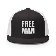 Lions Not Sheep "Free Man" 5 Panel Trucker Hat - Dark Version Old