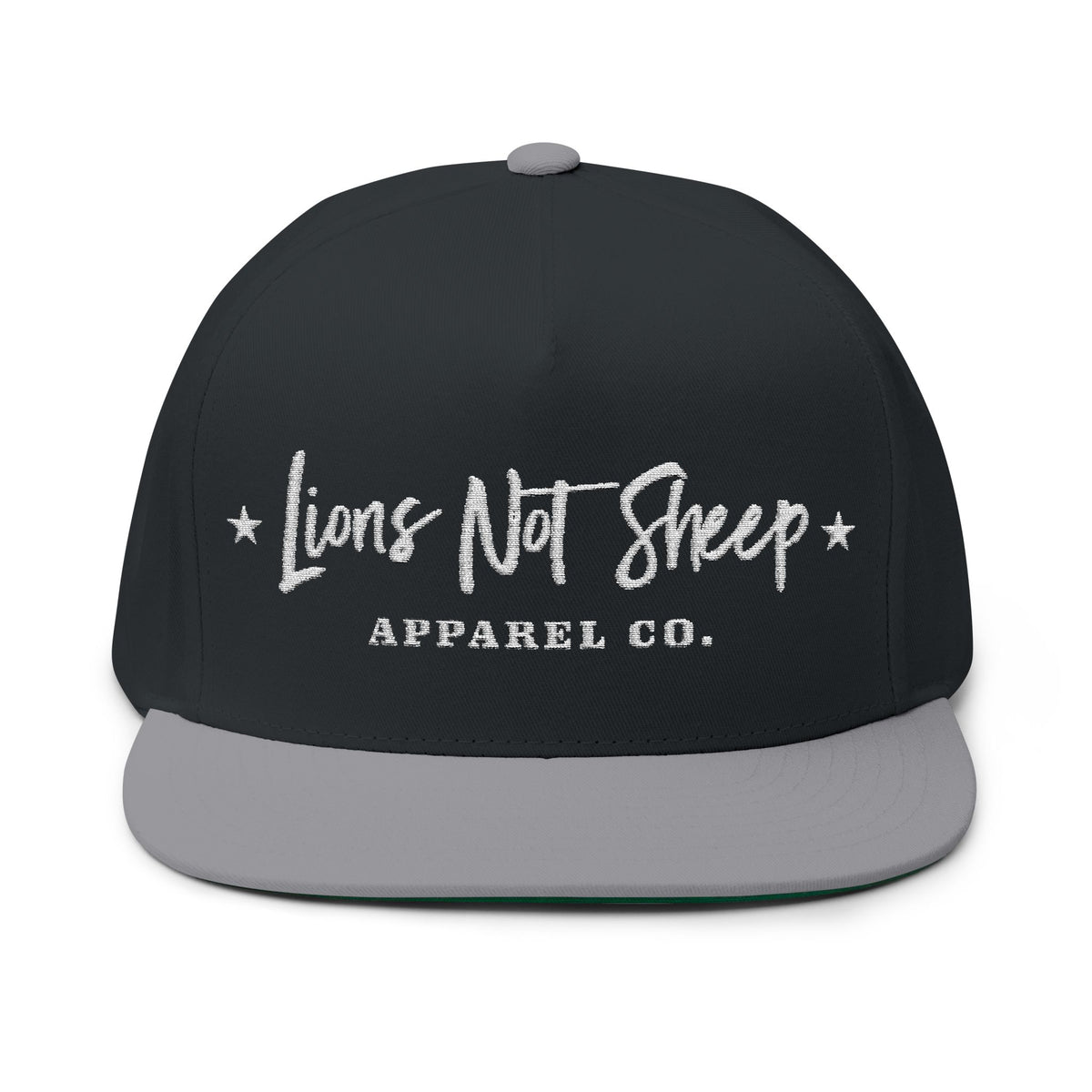 Lions Not Sheep &quot;Apparel Co.&quot; Flat Bill Hat - Dark Version
