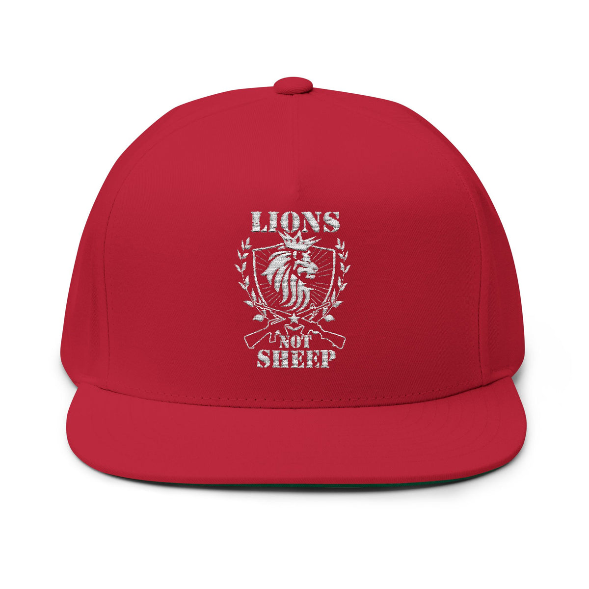 Lions Not Sheep &quot;Rifle&quot; Flat Bill Hat - Dark Version