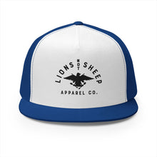 Lions Not Sheep "Vintage Eagle" 5 Panel Trucker Hat - Light Version Old