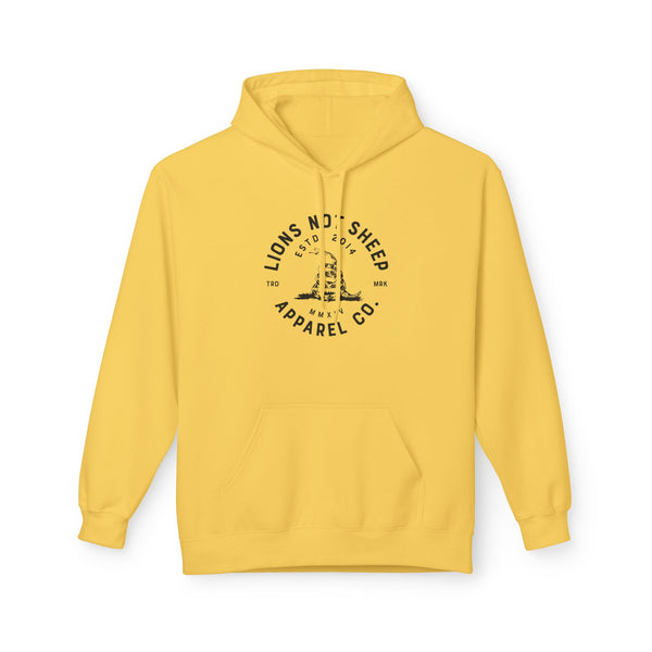 Lions Not Sheep "Don't Tread on Me" Softstyle Fleece Hoodie