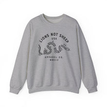 Lions Not Sheep "Vintage Snake" Unisex Crewneck Sweatshirt