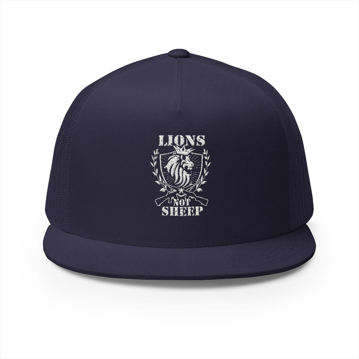 Lions Not Sheep &quot;Rifle&quot; 5 Panel Trucker Hat - Dark Version