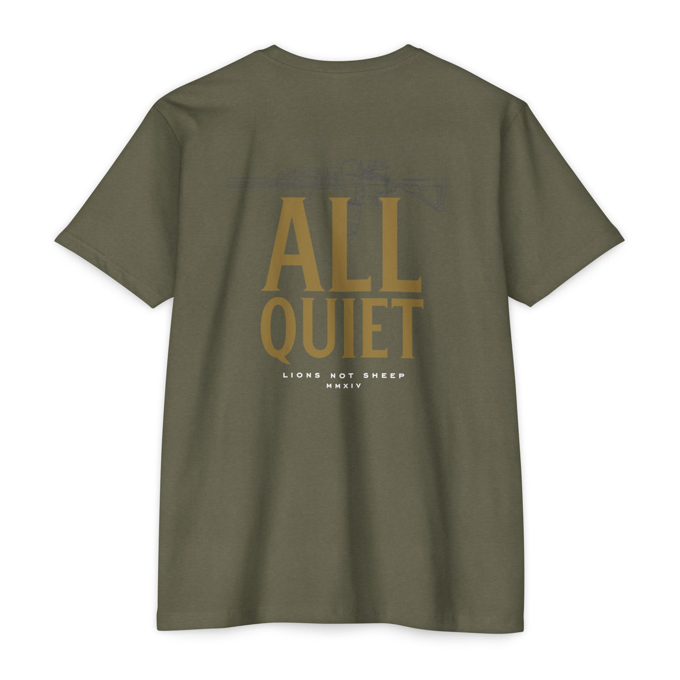 Lions Not Sheep "All Quiet" Tee