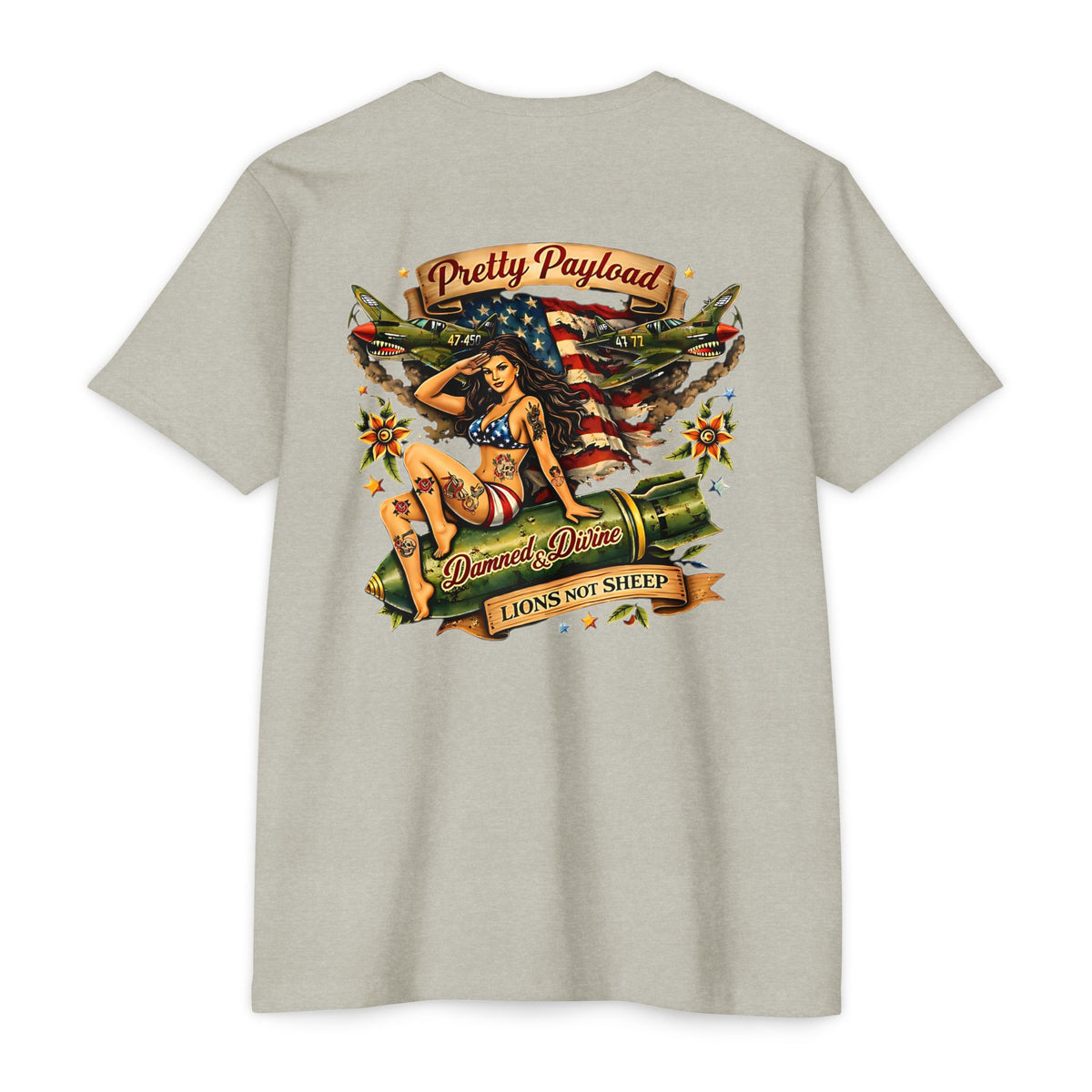 Lions Not Sheep "Pretty Payload" Tee