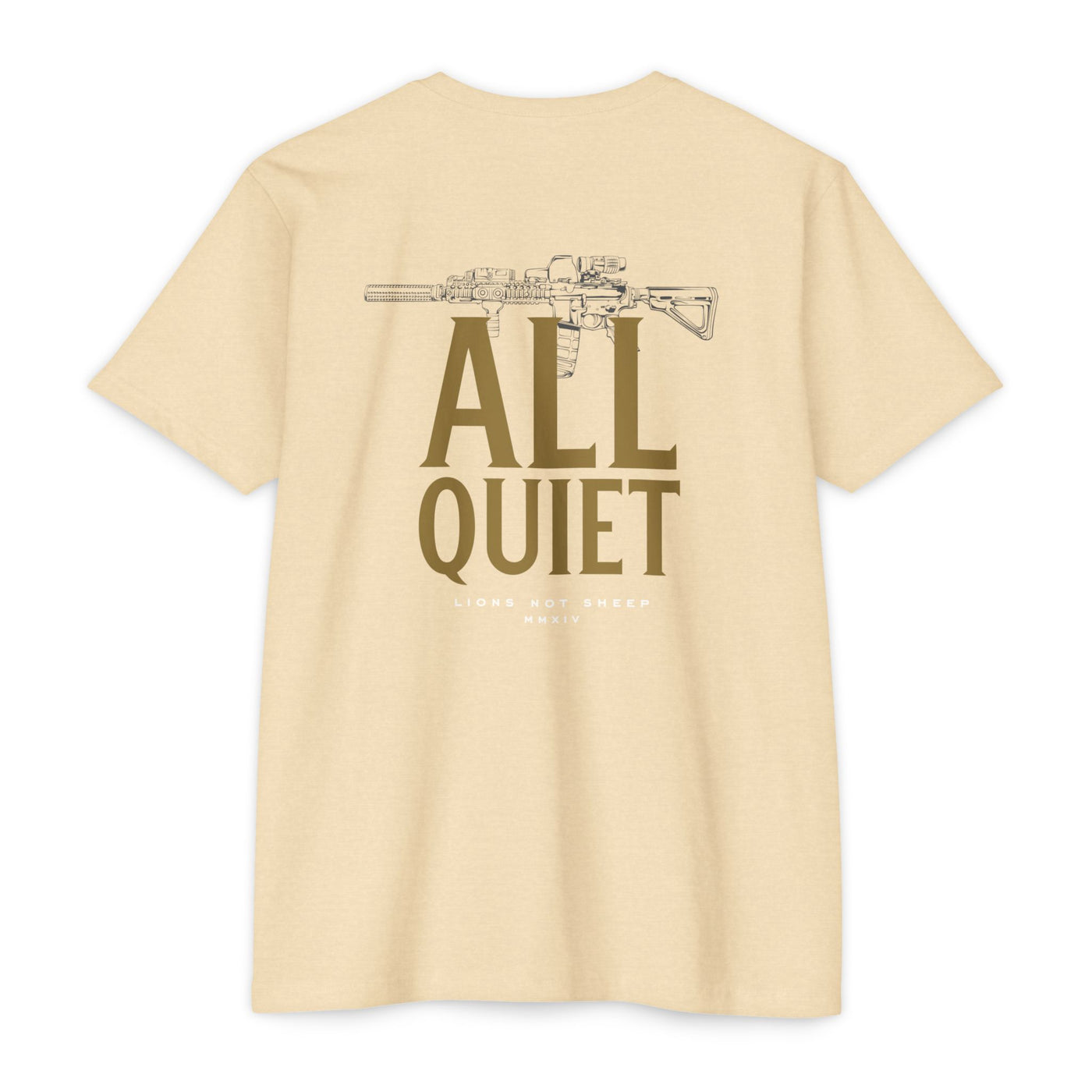 Lions Not Sheep "All Quiet" Tee