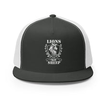 Lions Not Sheep "Rifle" 5 Panel Trucker Hat - Dark Version Old