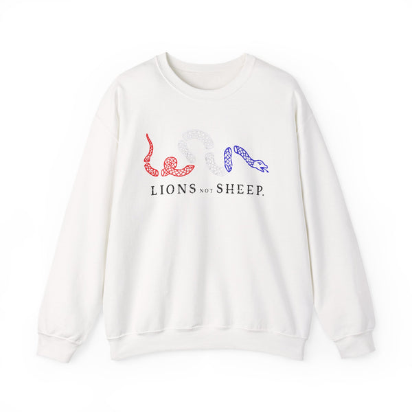 Lions Not Sheep "Join or Die" Unisex Crewneck Sweatshirt