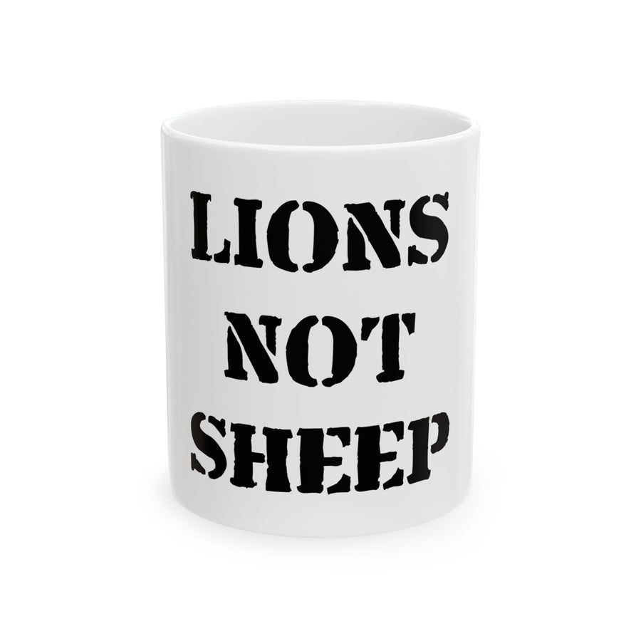 Lions Not Sheep 'OG' White Mug