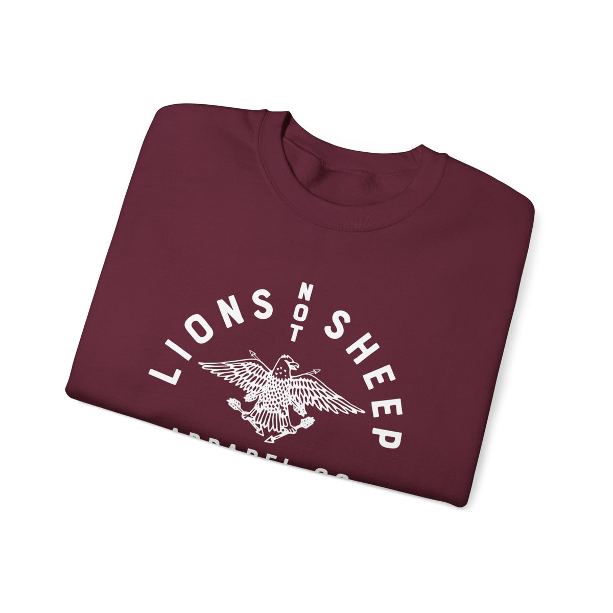 Lions Not Sheep "Vintage Eagle" Unisex Crewneck Sweatshirt
