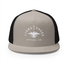 Lions Not Sheep "Vintage Eagle" 5 Panel Trucker Hat - Dark Version Old