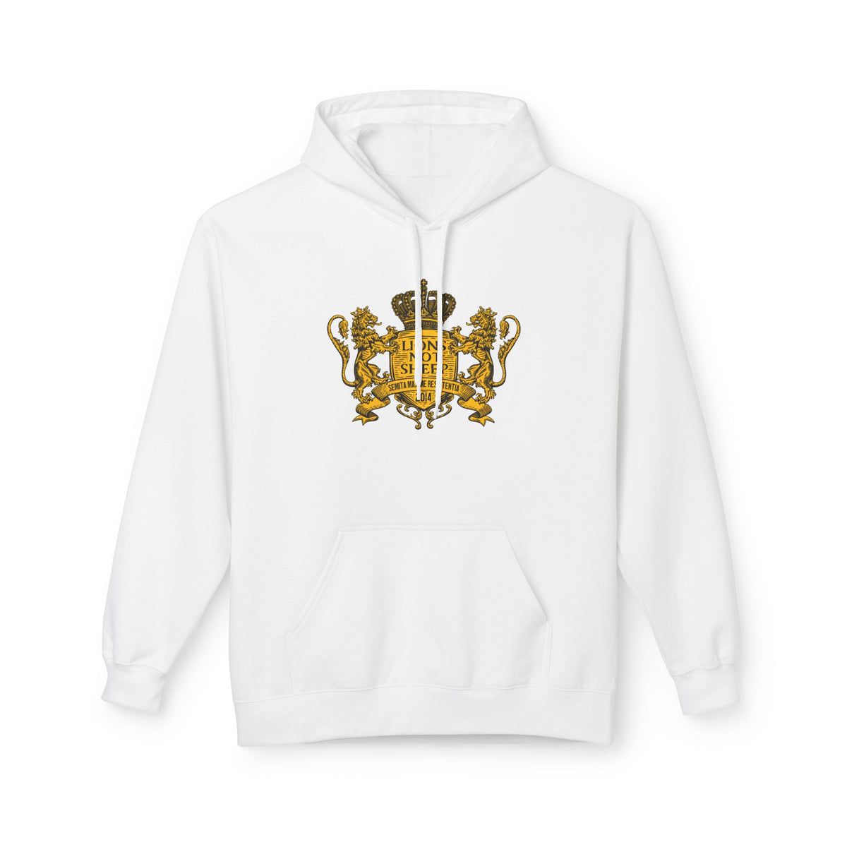 Lions Not Sheep "Coat of Arms" Softstyle Fleece Hoodie
