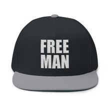 Lions Not Sheep "Free Man" Flat Bill Hat - Dark Version Old