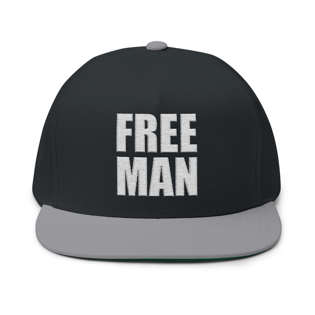 Lions Not Sheep &quot;Free Man&quot; Flat Bill Hat - Dark Version
