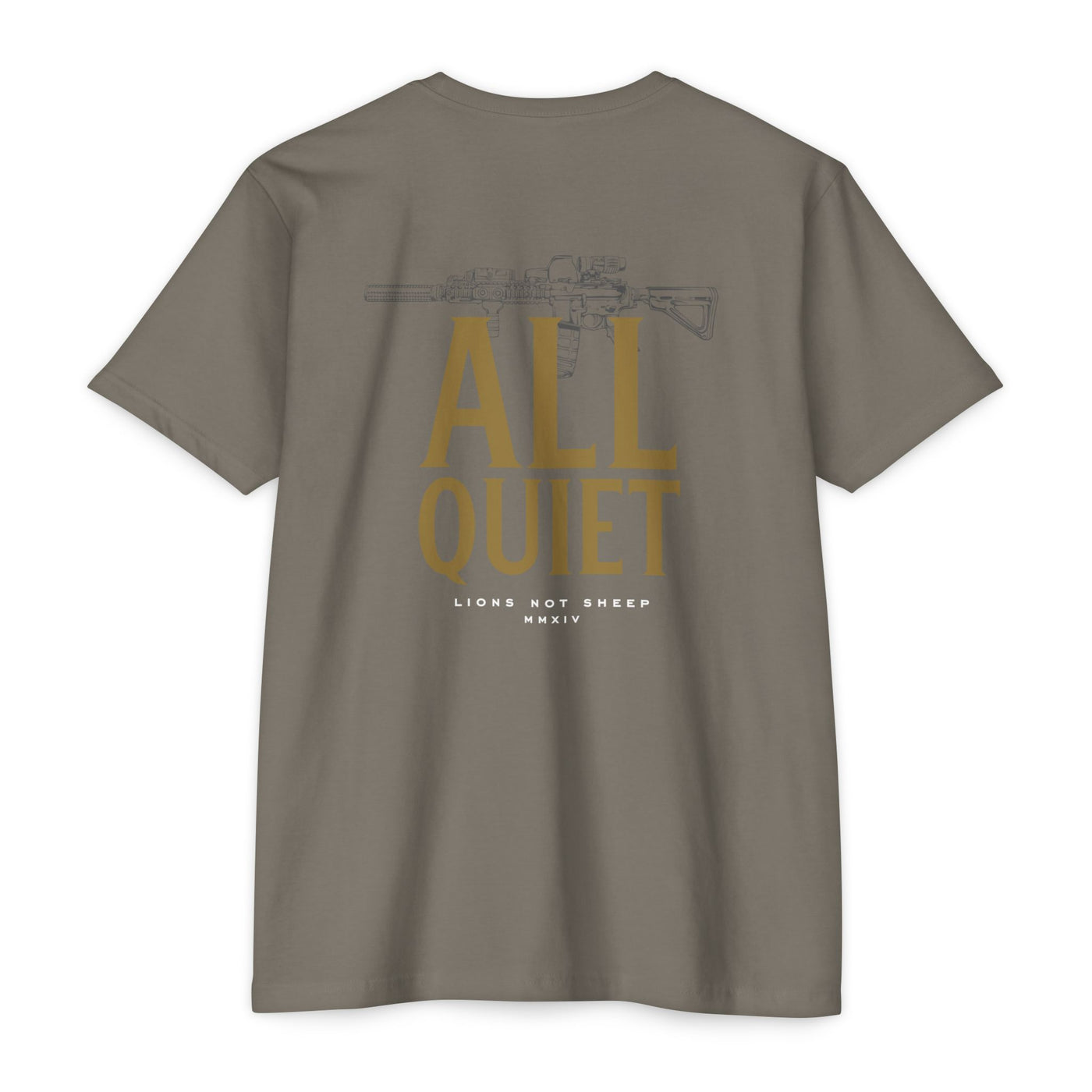 Lions Not Sheep "All Quiet" Tee